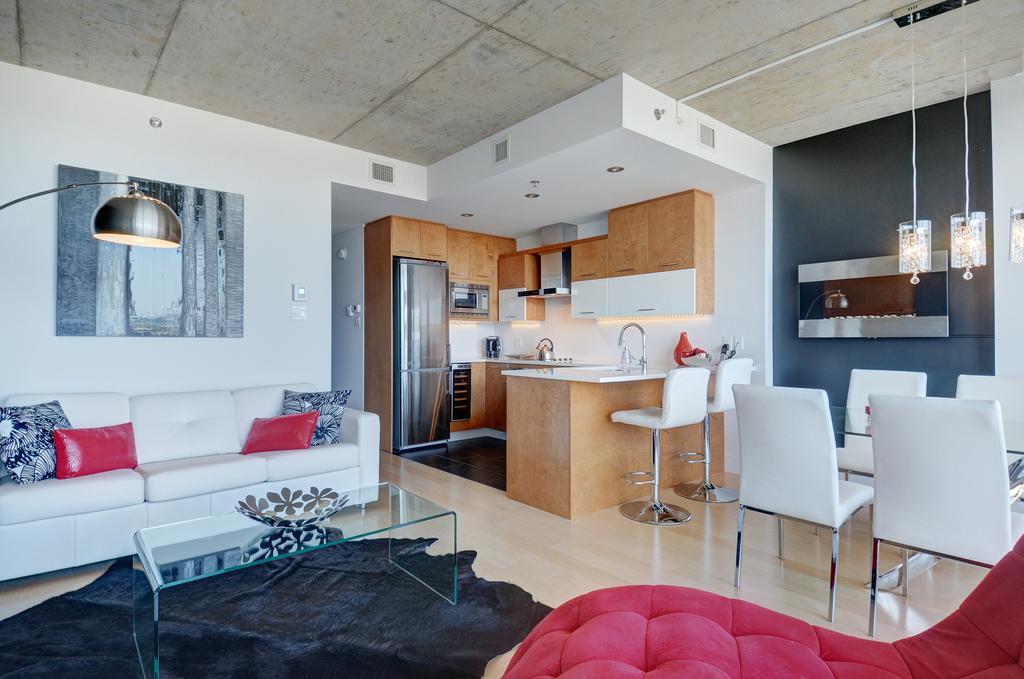 Les Immeubles Charlevoix - Le 760-514 Apartment Квебек Стая снимка